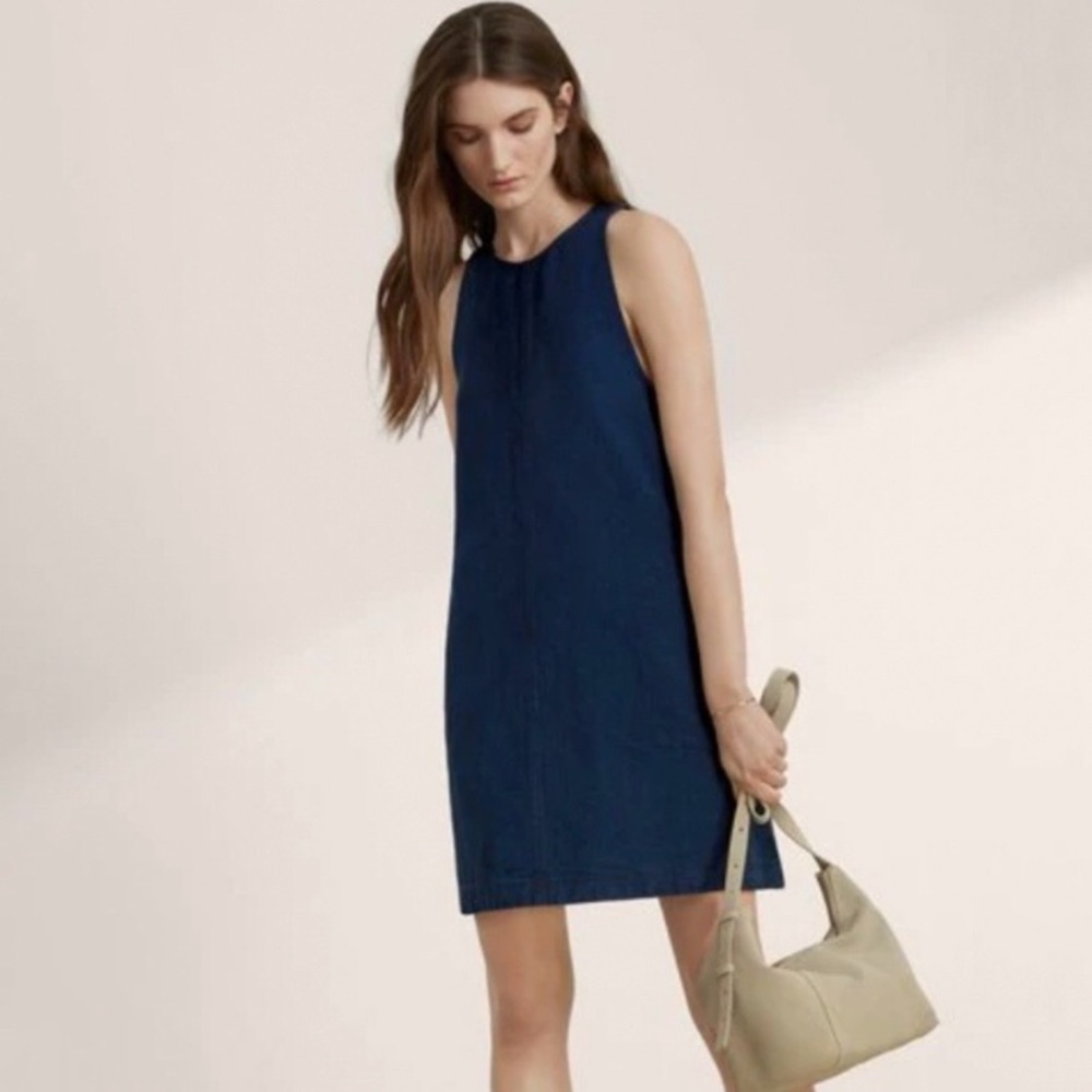 Aritzia - Wilfred Denim Trompette Dress